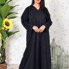 A Modern Look Beads Embellished Black Abaya