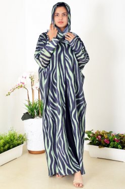 3942 5 2 Bahraini Style Self-Printed Plain Bisht Abaya - Unleash Elegance and Tradition in Every Step