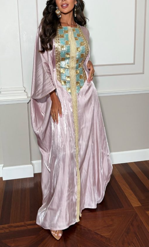 Rahma Pink Kaftan