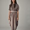 Shimmer Drape Dress
