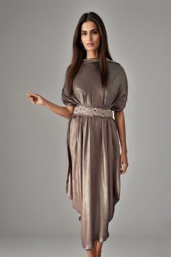 IMG 4731 Shimmer Drape Dress