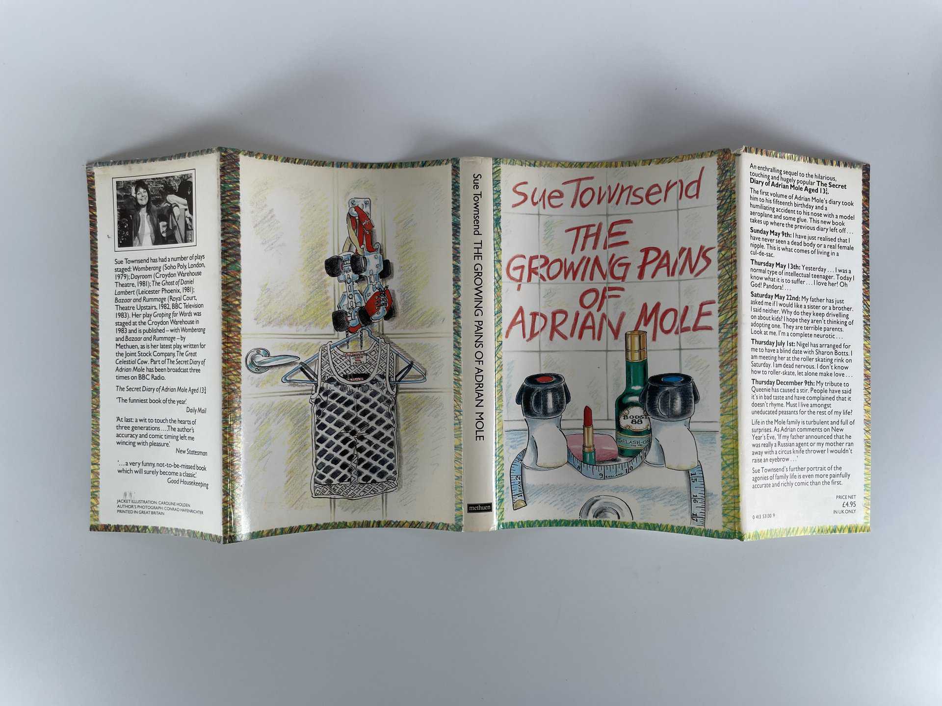sue townsend the growing pains of adrian mole signed first5