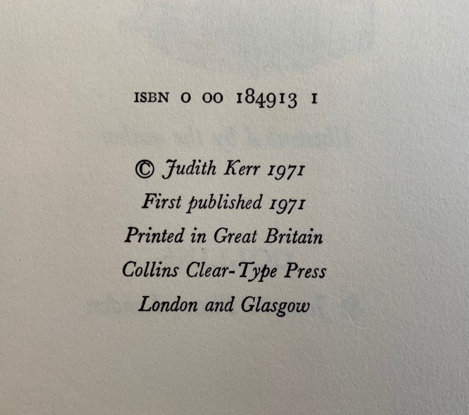 judith kerr out of the hitler time trilogy pink rabbit other way small person first editions img 8774