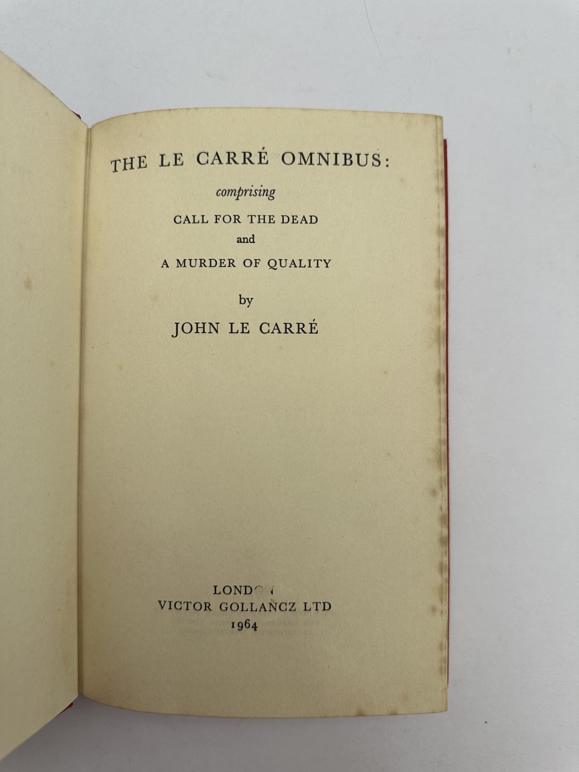 John Le Carre - Le Carre Omnibus - First UK Edition 1964 - Image 2