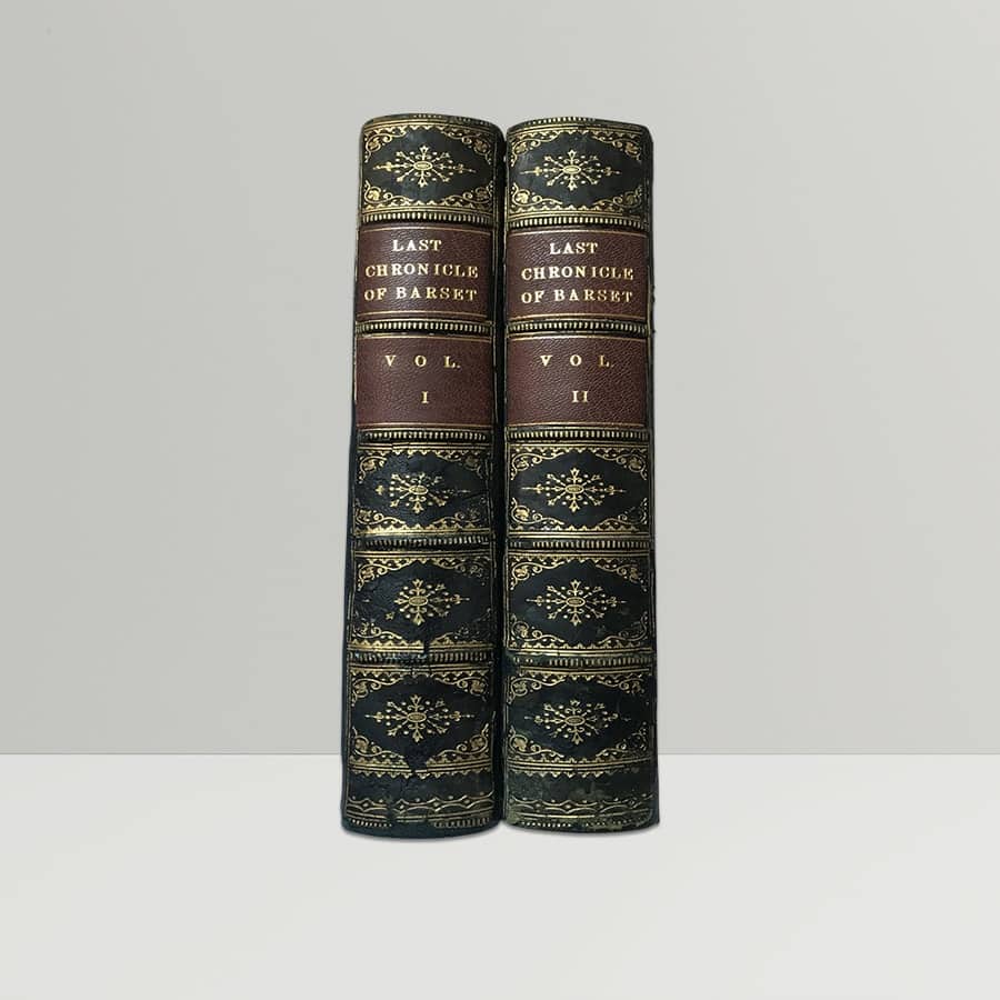 anthony trollope last chronicle of barset first edition two volumes2
