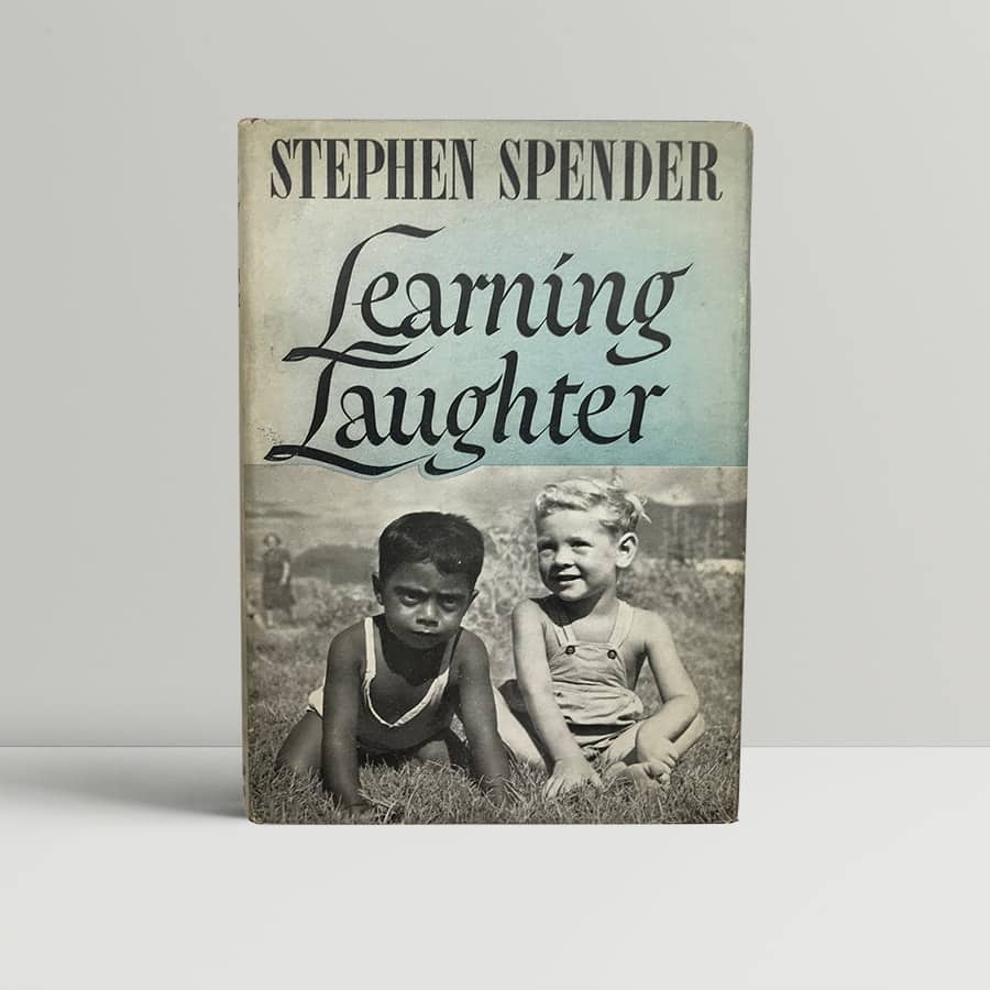 stephen spender learning laughter signed first edition1