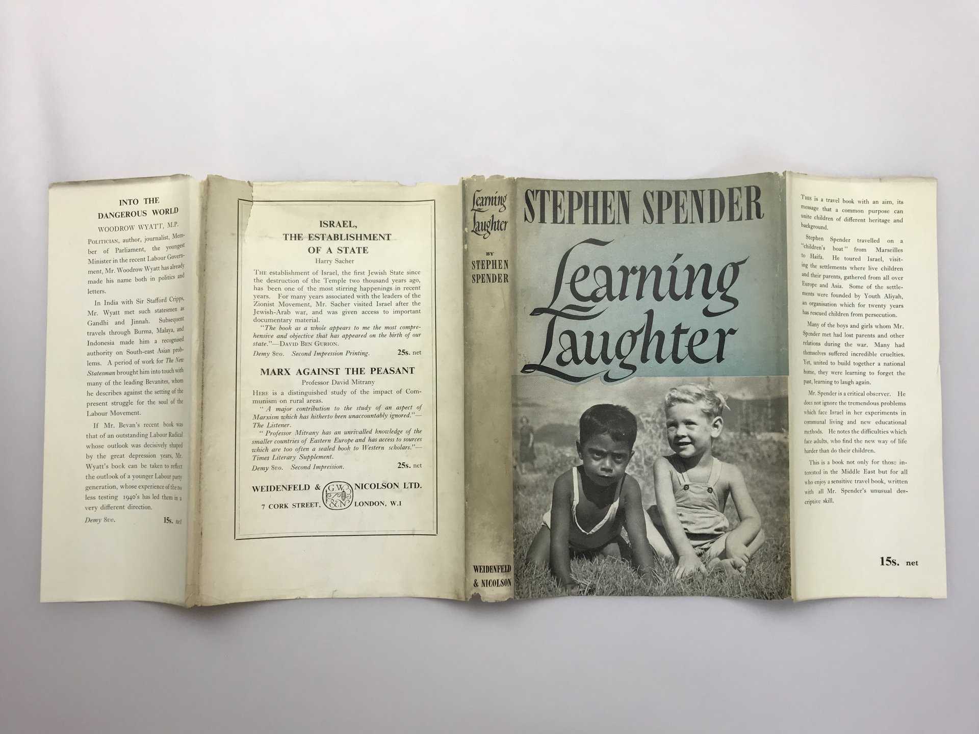 stephen spender learning laughter signed first edition5