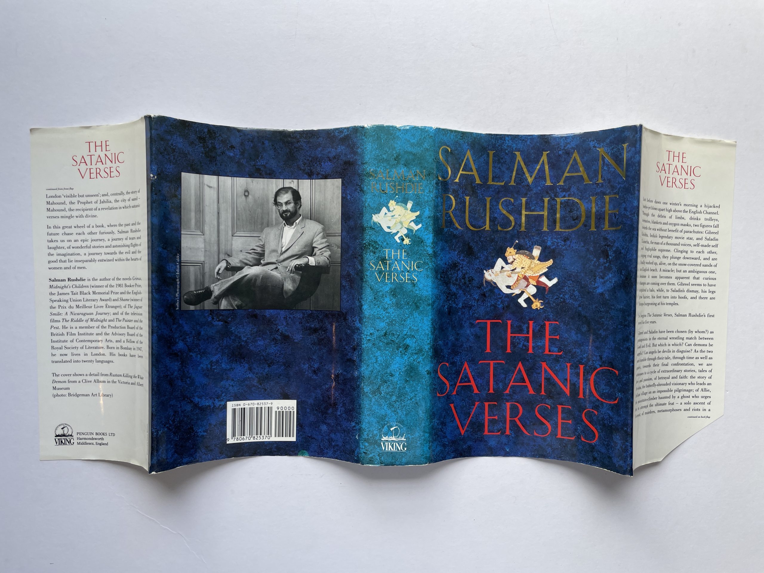 Salman Rushdie - The Satanic Verses - First Edition 1988 - Image 4