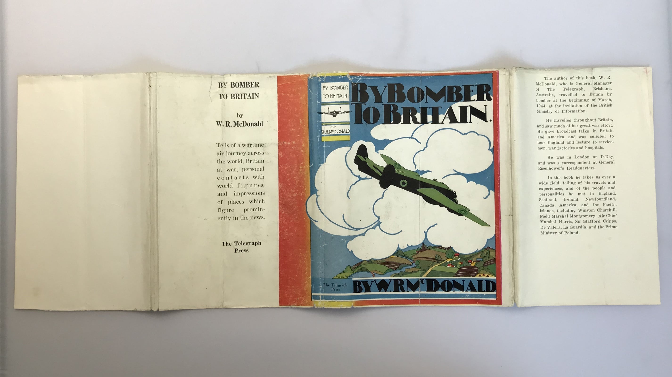 wrm mcdonald by bomber to britain signed first edition4
