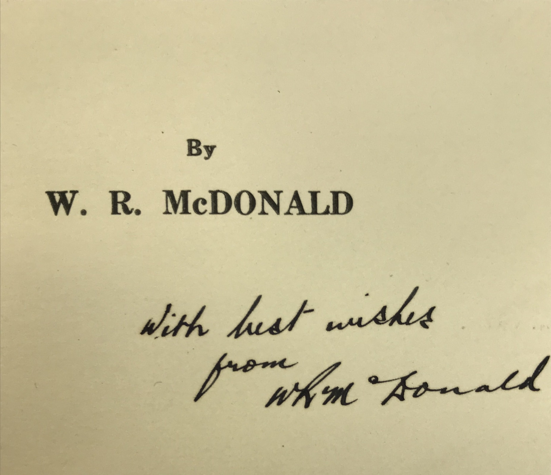 wrm mcdonald by bomber to britain signed first edition5