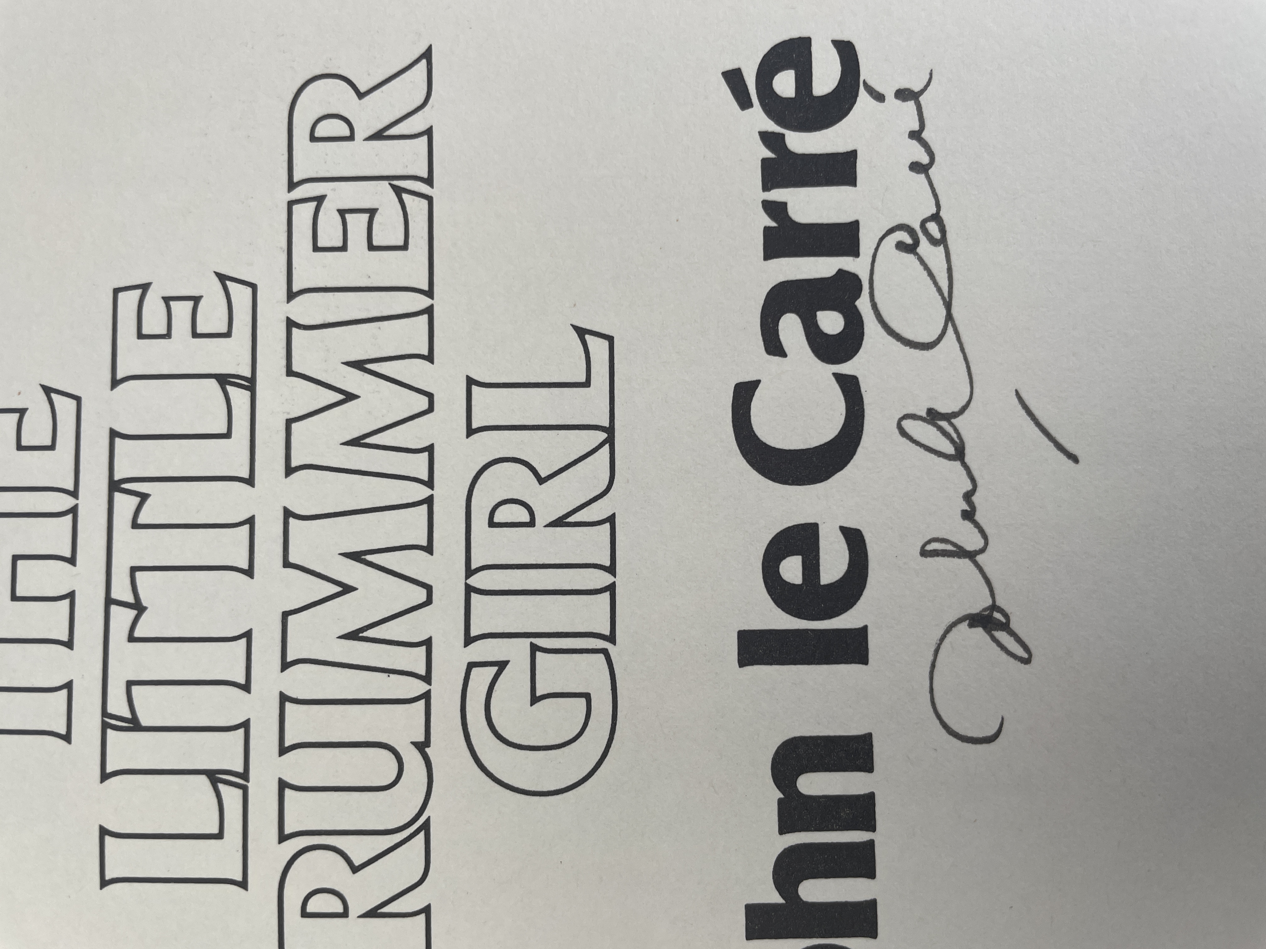 john le carre the little drummer girl signed first 5
