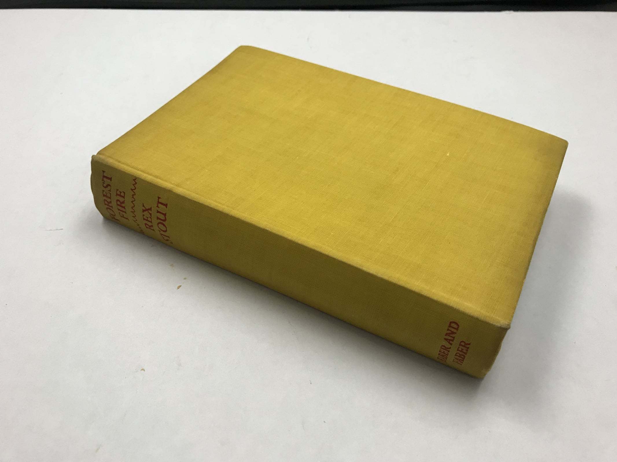 rex stout forest fire first edition3