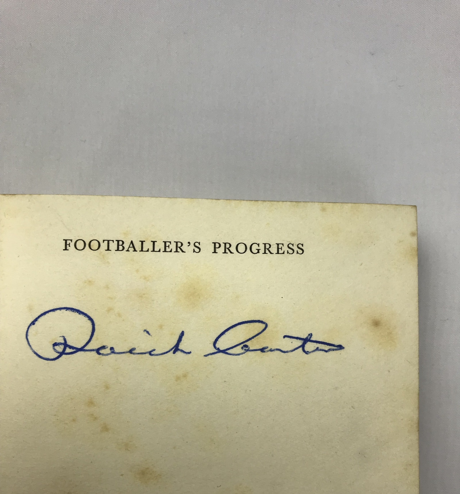 raich carter footballers progress signed first edition2