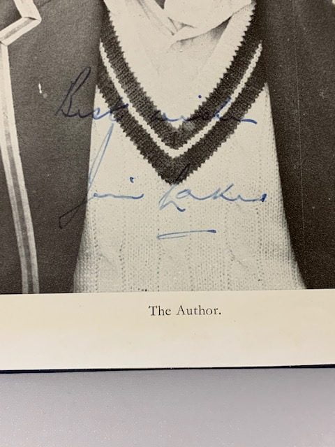 jim laker spinning round the world signed first edition2