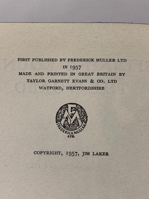 jim laker spinning round the world signed first edition3