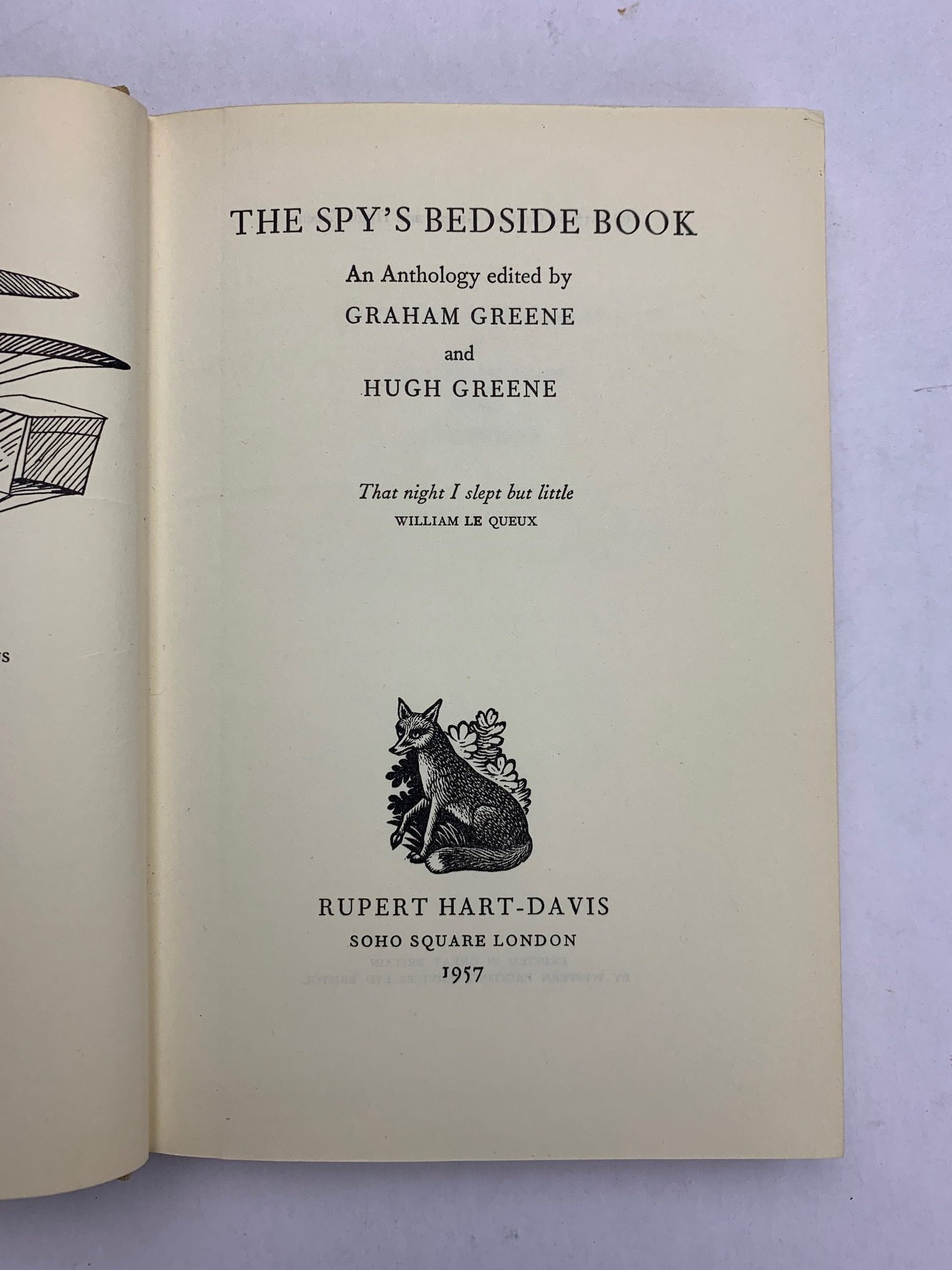 hugh greene graham greene the spys bedside book signed3