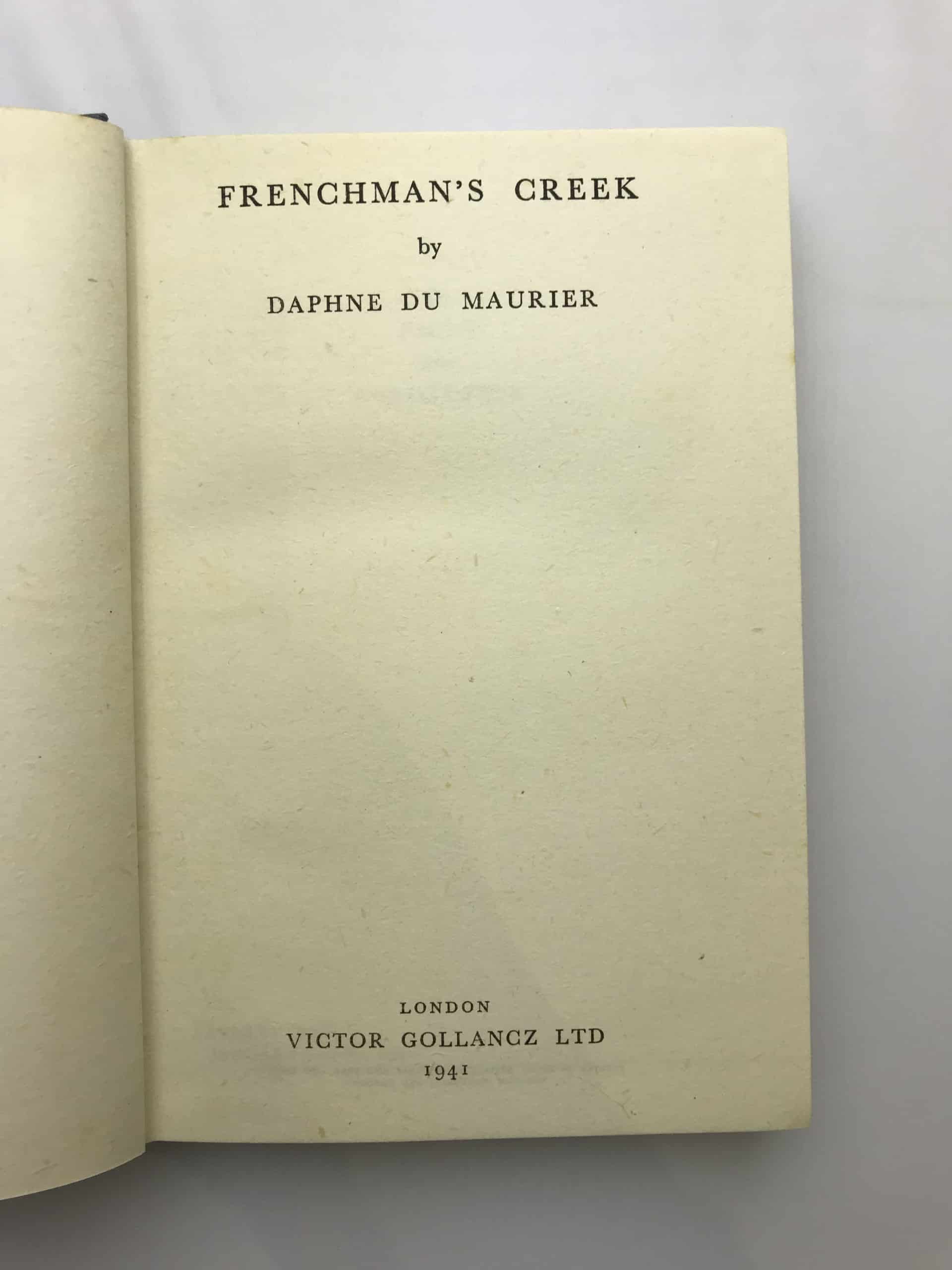 daphne du maurier frenchmans creek first edition2