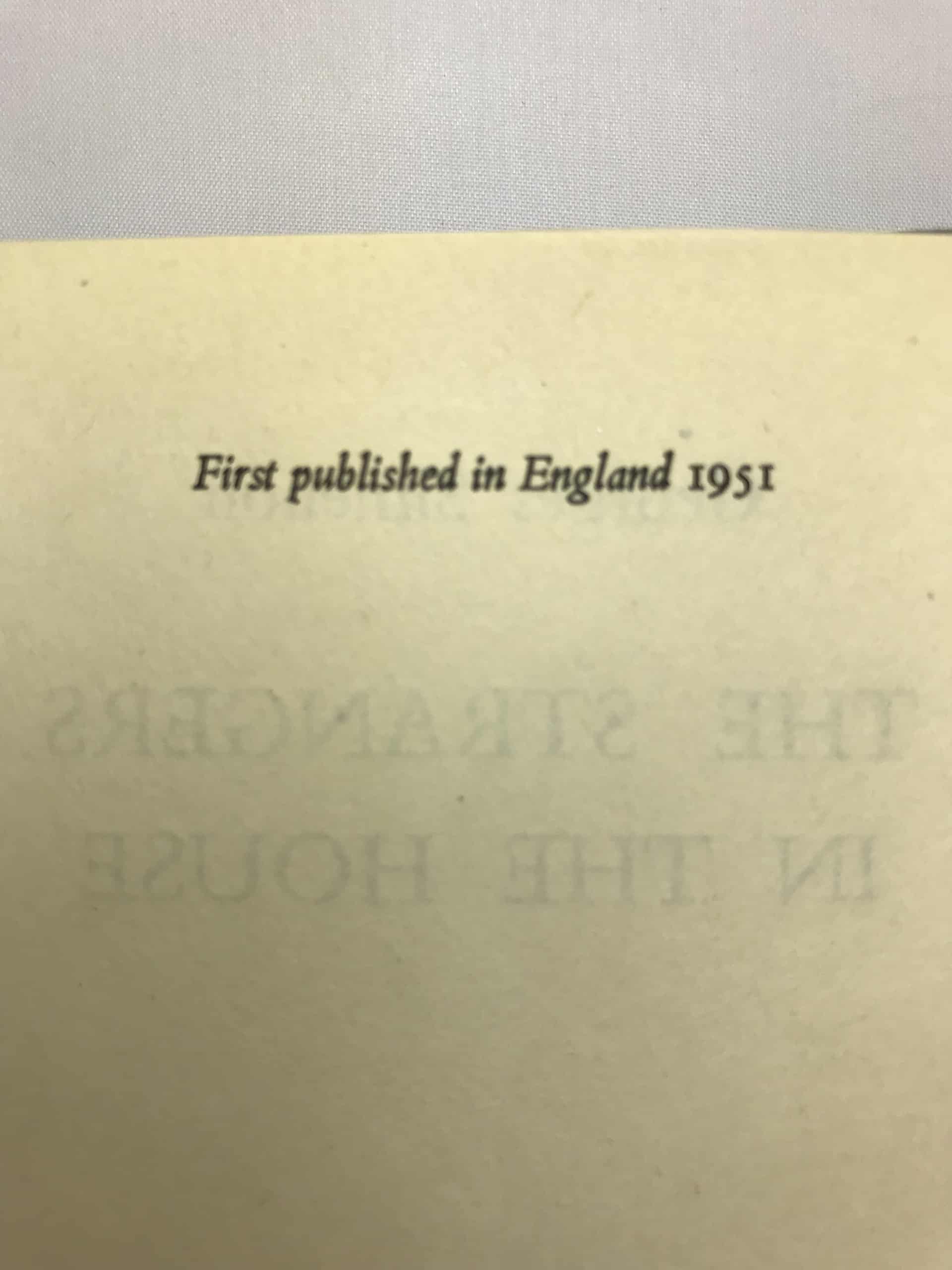 georges simenon strangers in the house first edition2
