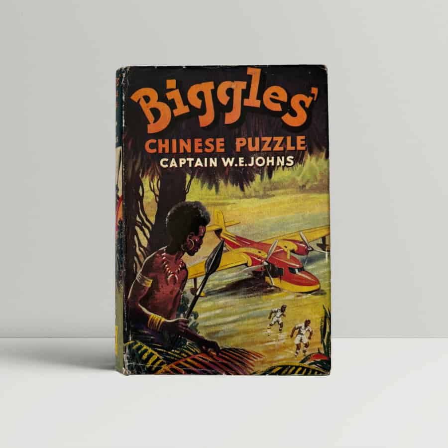 we johns biggles chinese puzzle first edi1