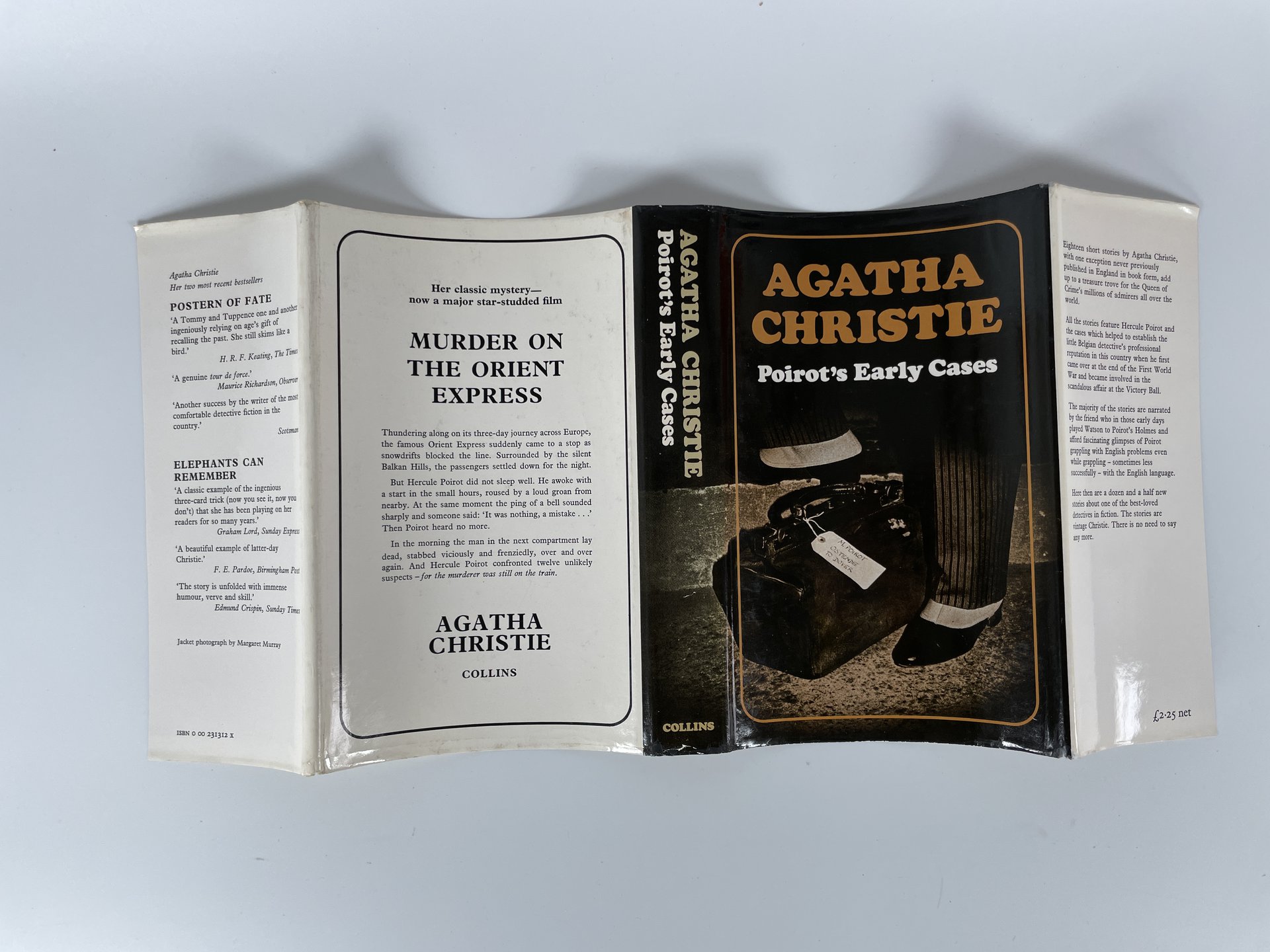 agatha christie poirots early cases first ed signed pic5
