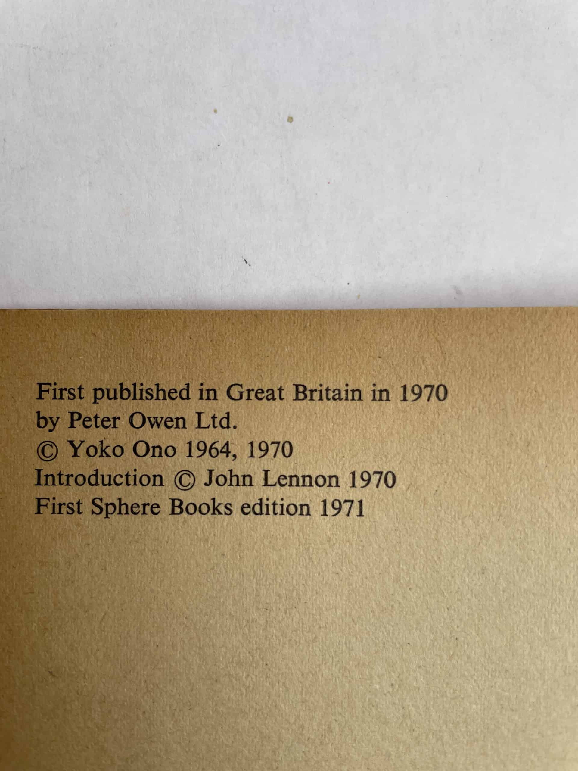 yoko ono grapefruit first 2