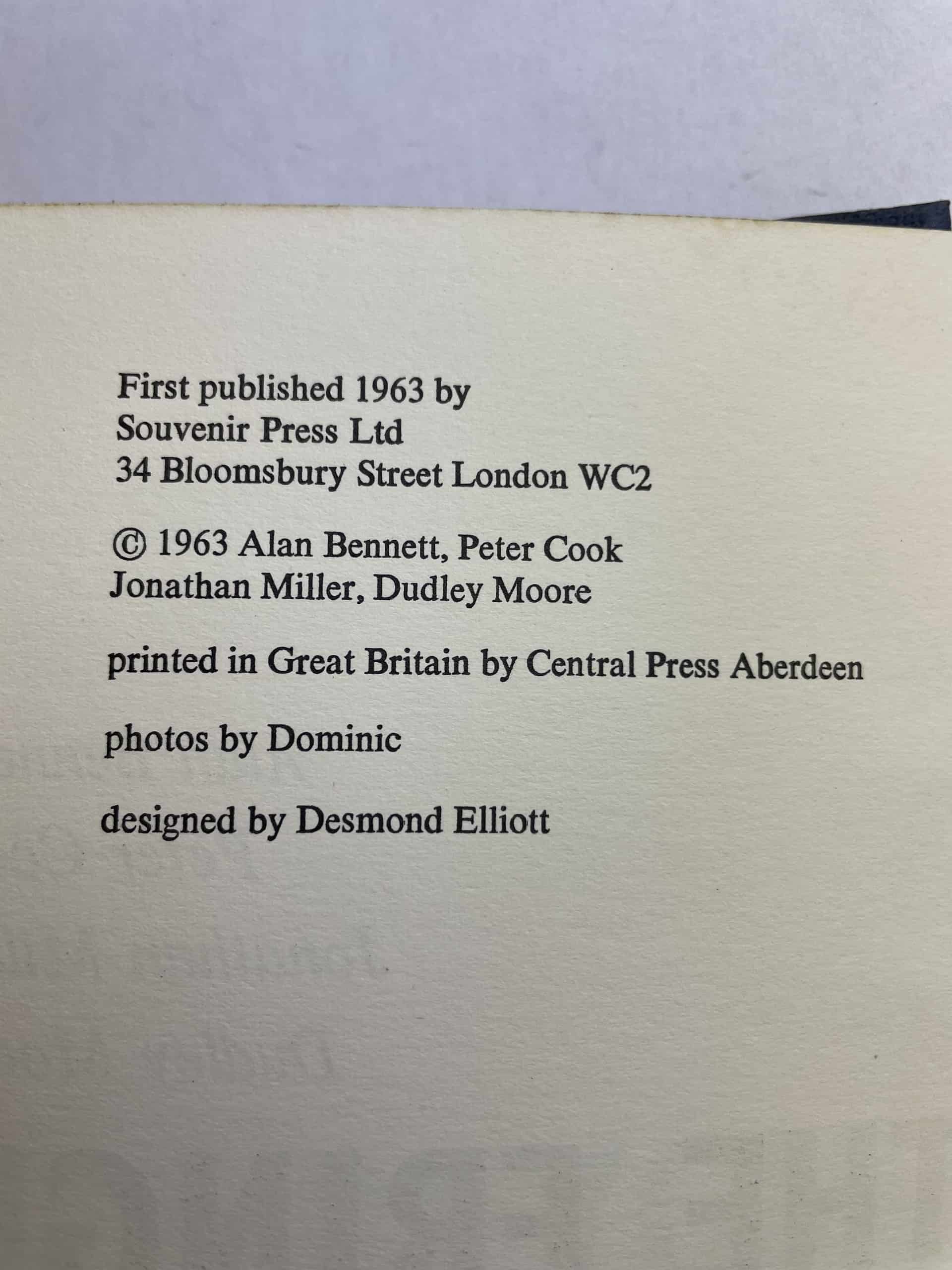 various beyond the fringe first ed2