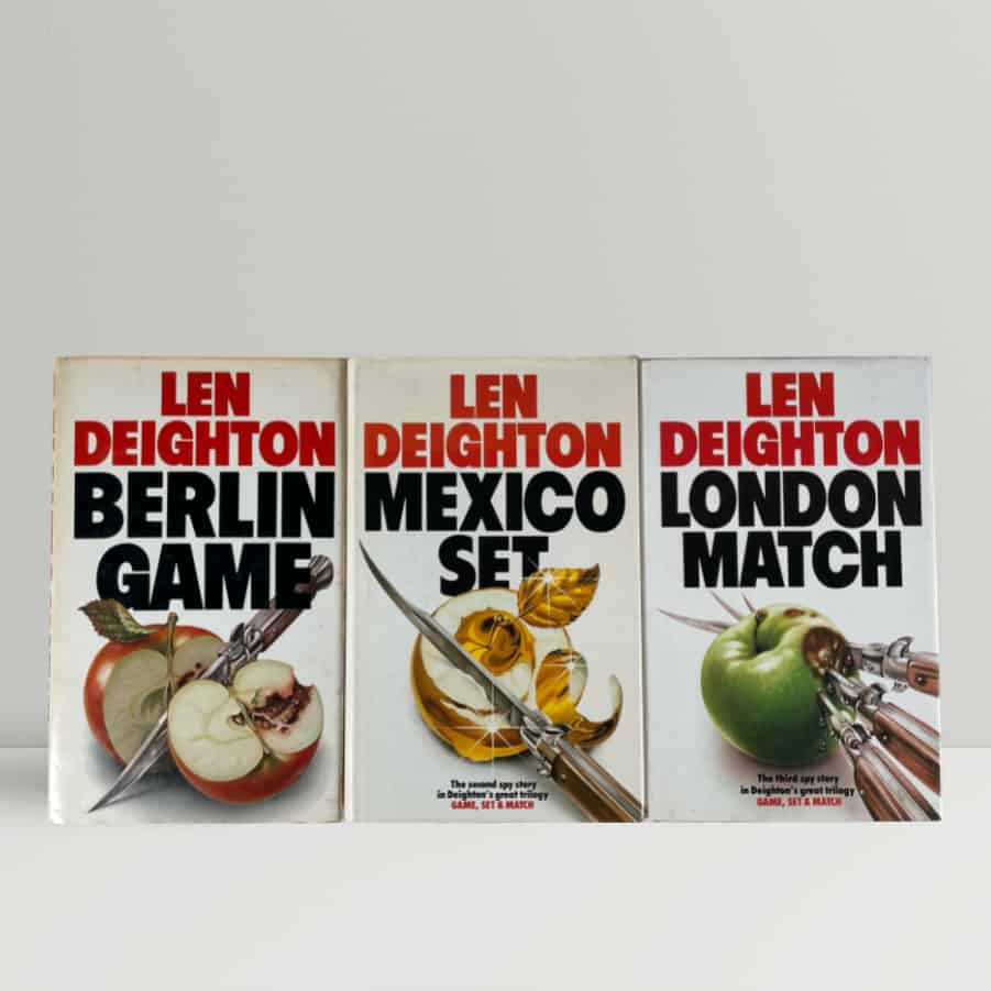 len deighton game set match first editions1