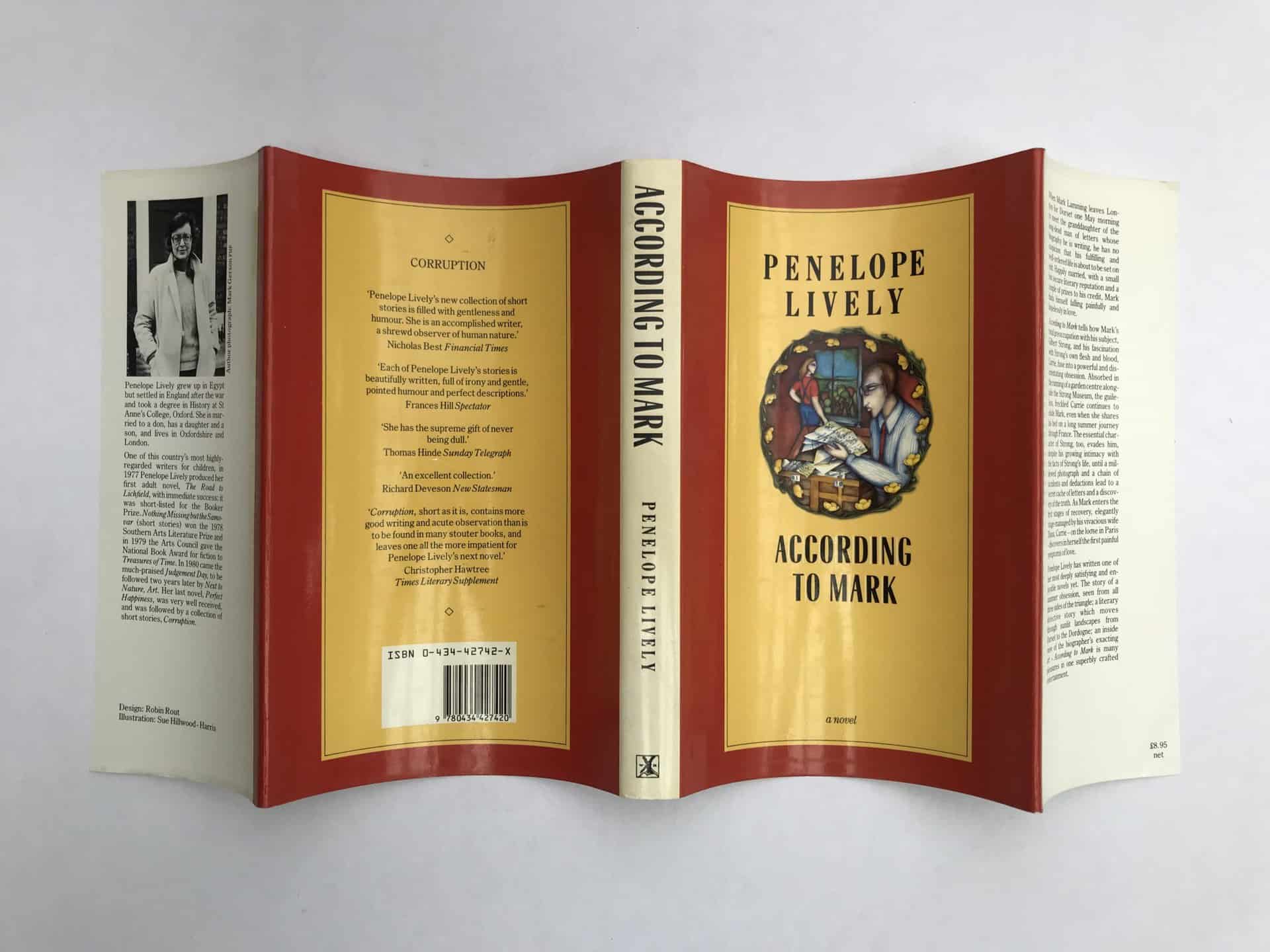 penelope lively according to mark signed first ed5