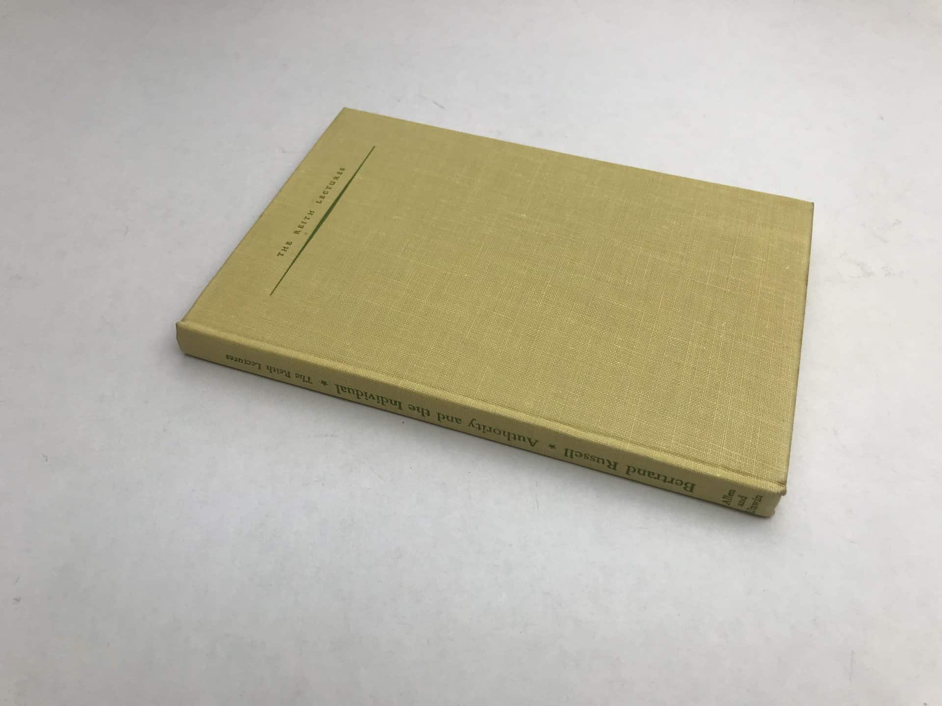 bertrand russell authority and the individual first ed3