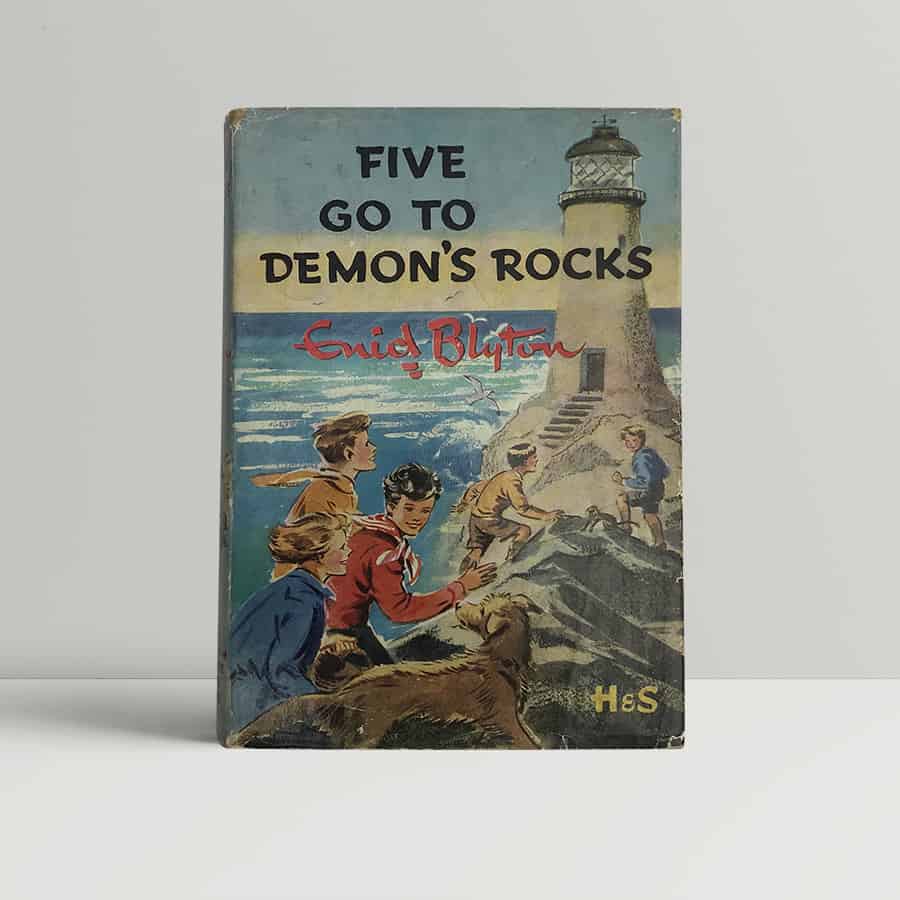 enid blyton five go to demons rock first1