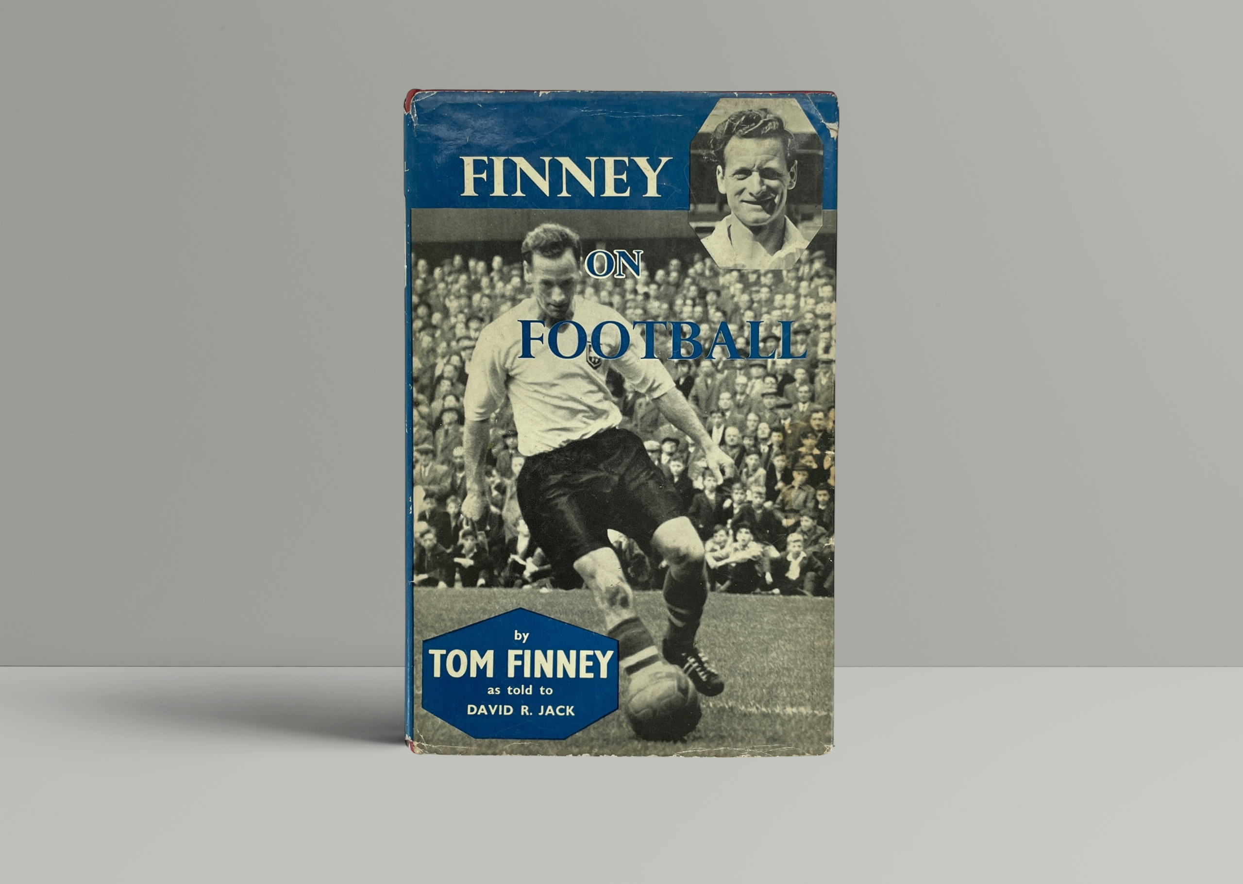 tom finney finney on football signed first 1