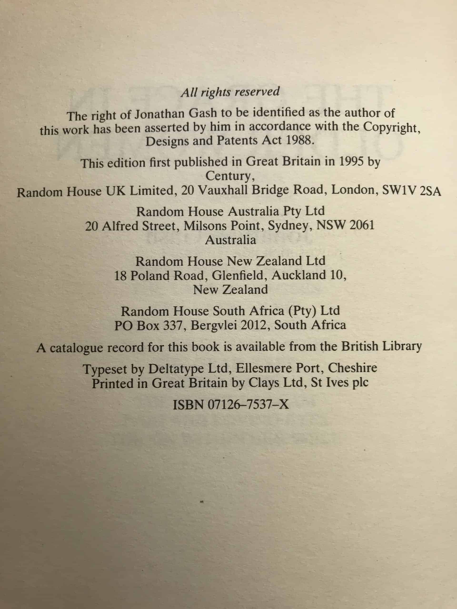 jonathan gash the grace in older women signed 1st ed3