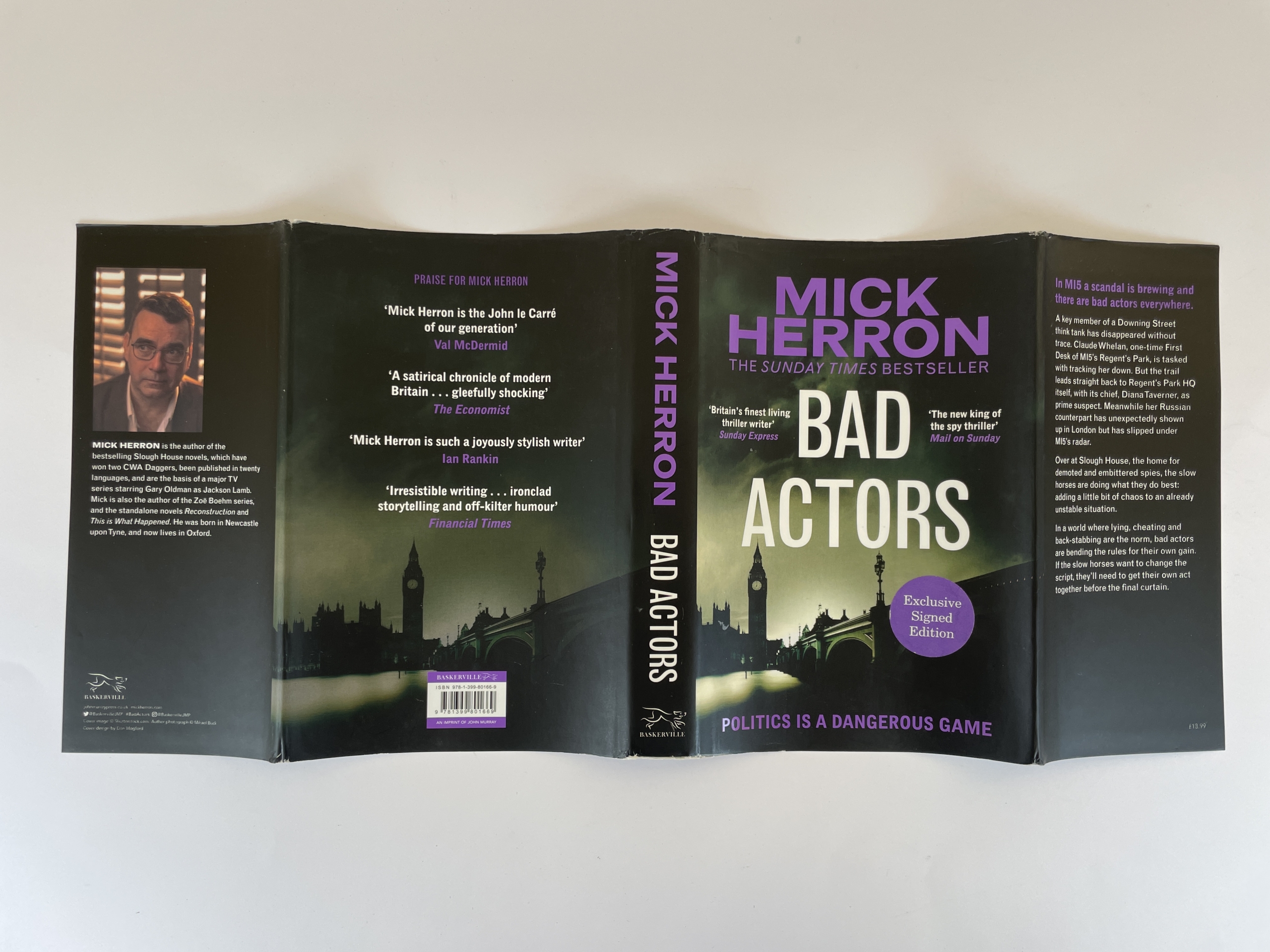 mick herron bad actors signed 1st 85 5