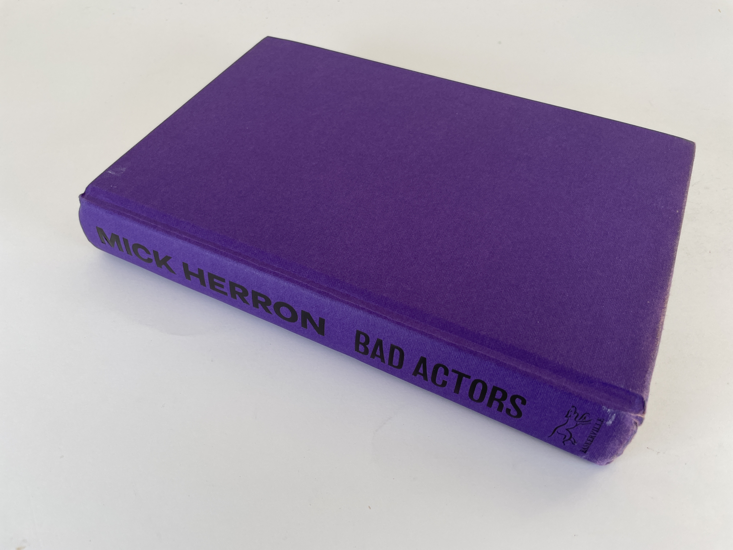 mick herron bad actors signed 1st 85 4