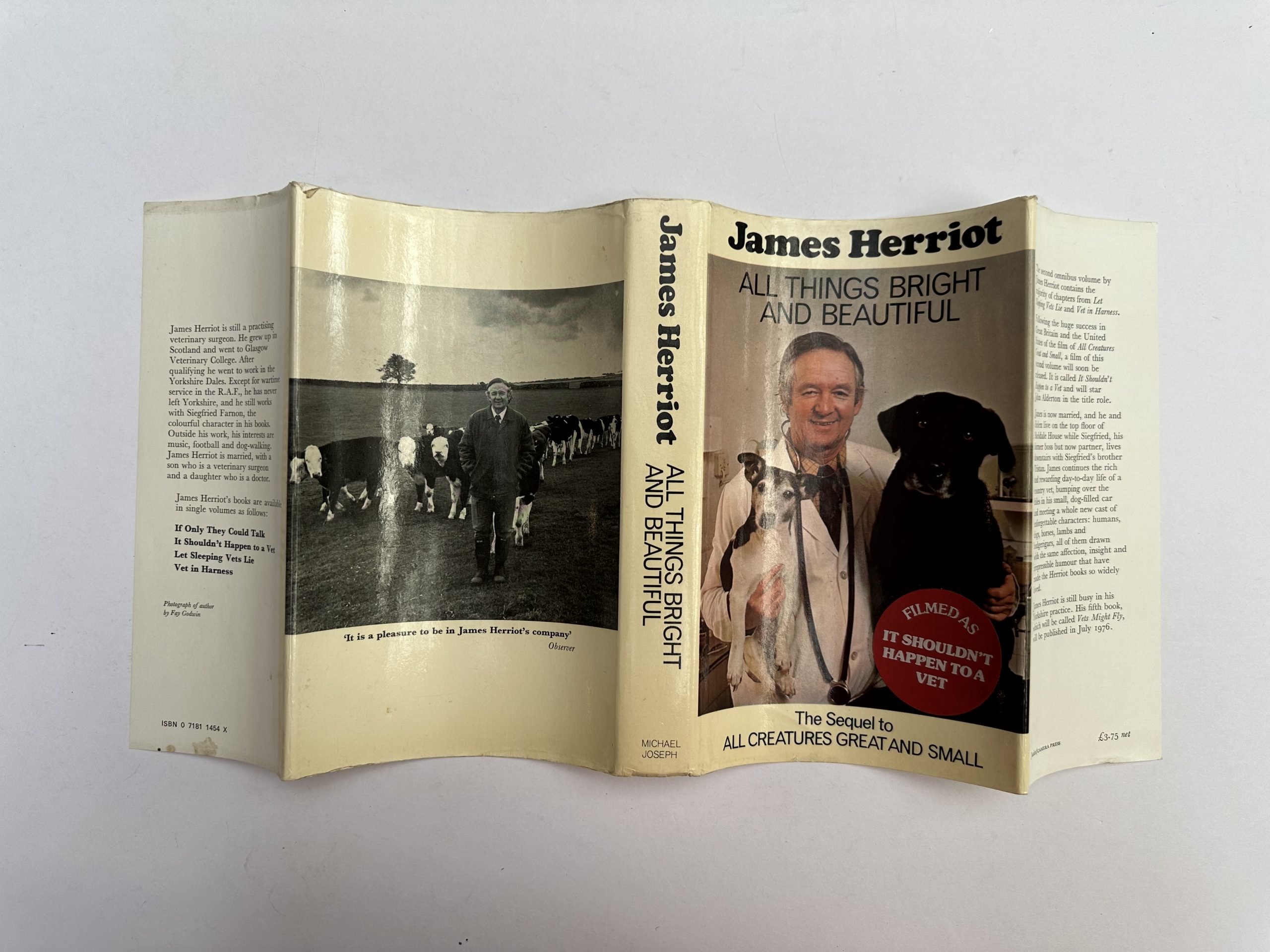 James Herriot - All Things Bright and Beautiful - First Edition 1976 - Image 4