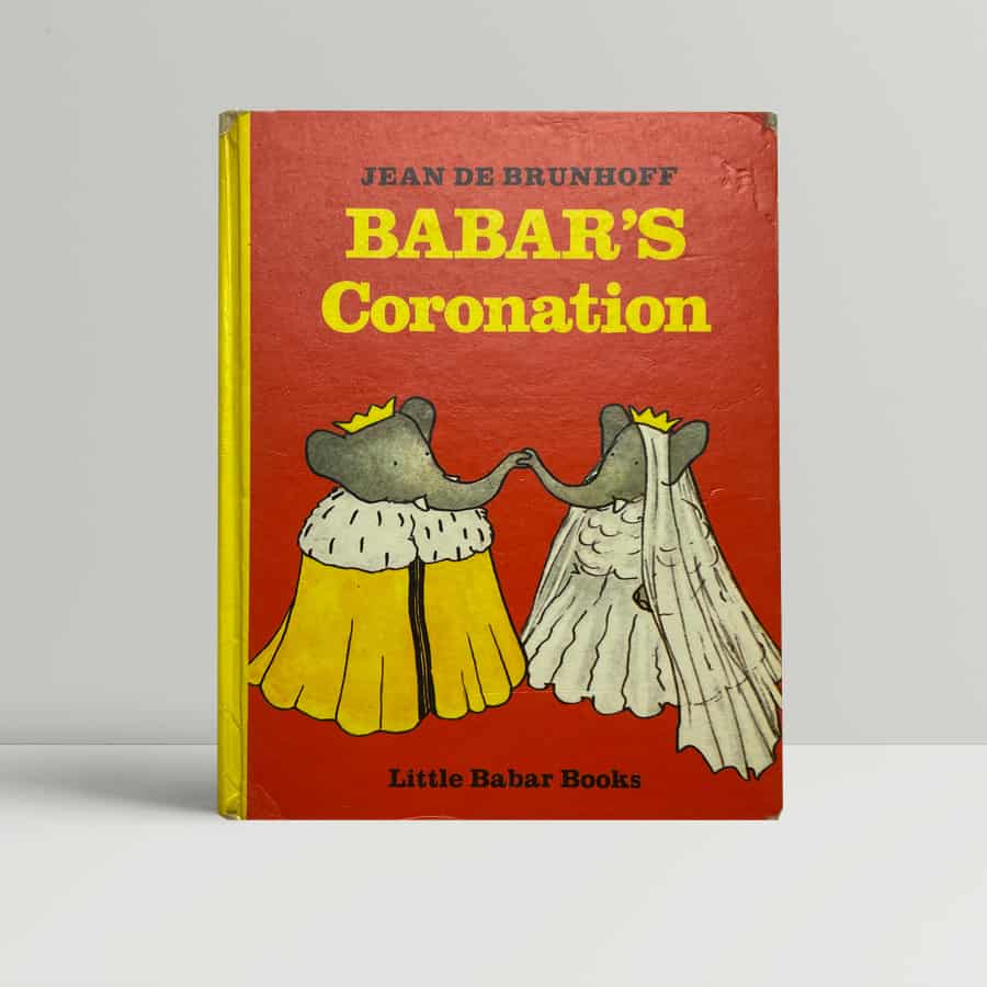 jean de brunhoff barbars coronation signed 1