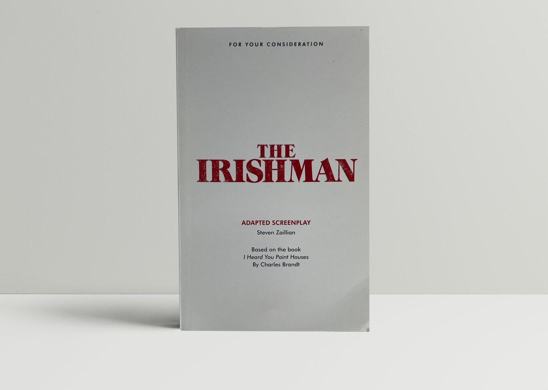 the irishman adapted screenplay first1
