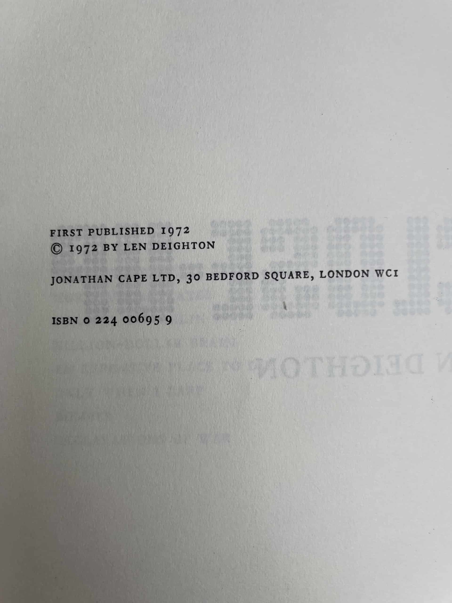 len deighton up close first edition2