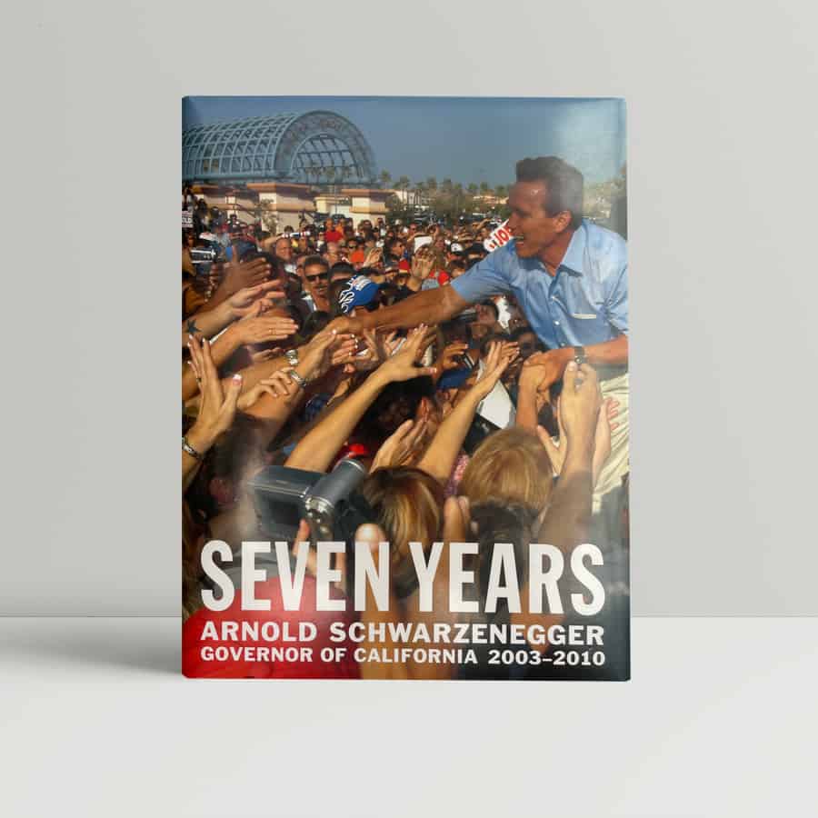 arnold schwarzenegger seven years signed first ed1