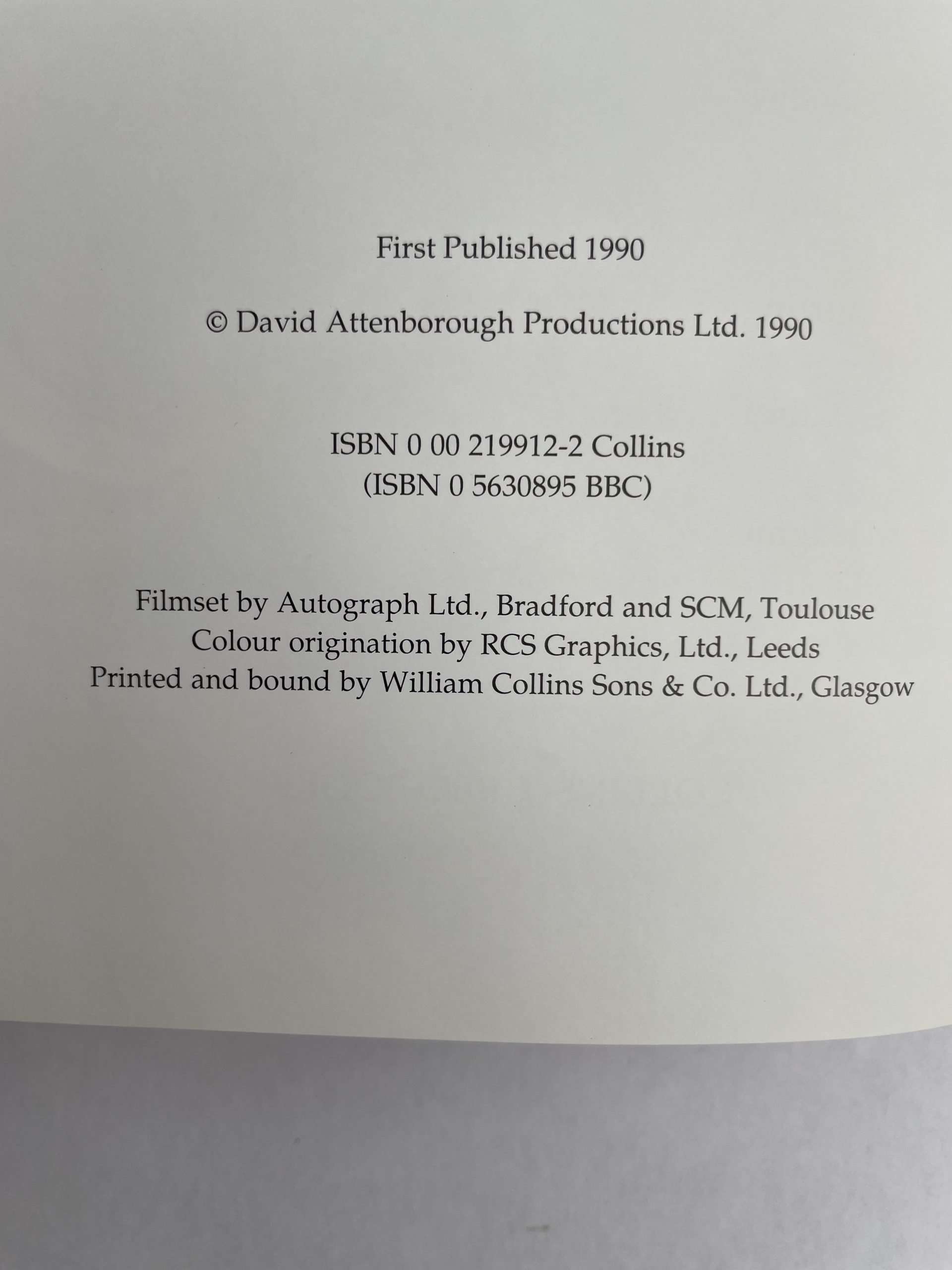 david attenborough the trials of life signed first3
