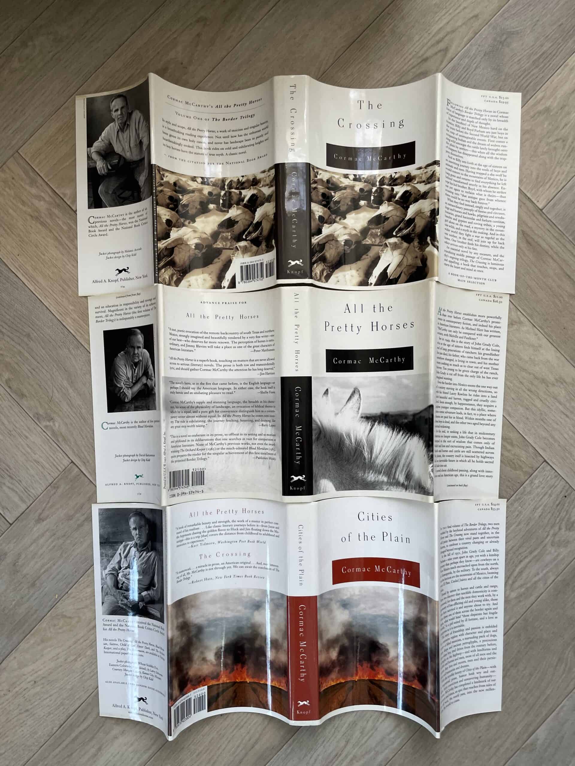 cormac mccarthy border trilogy first us editions6