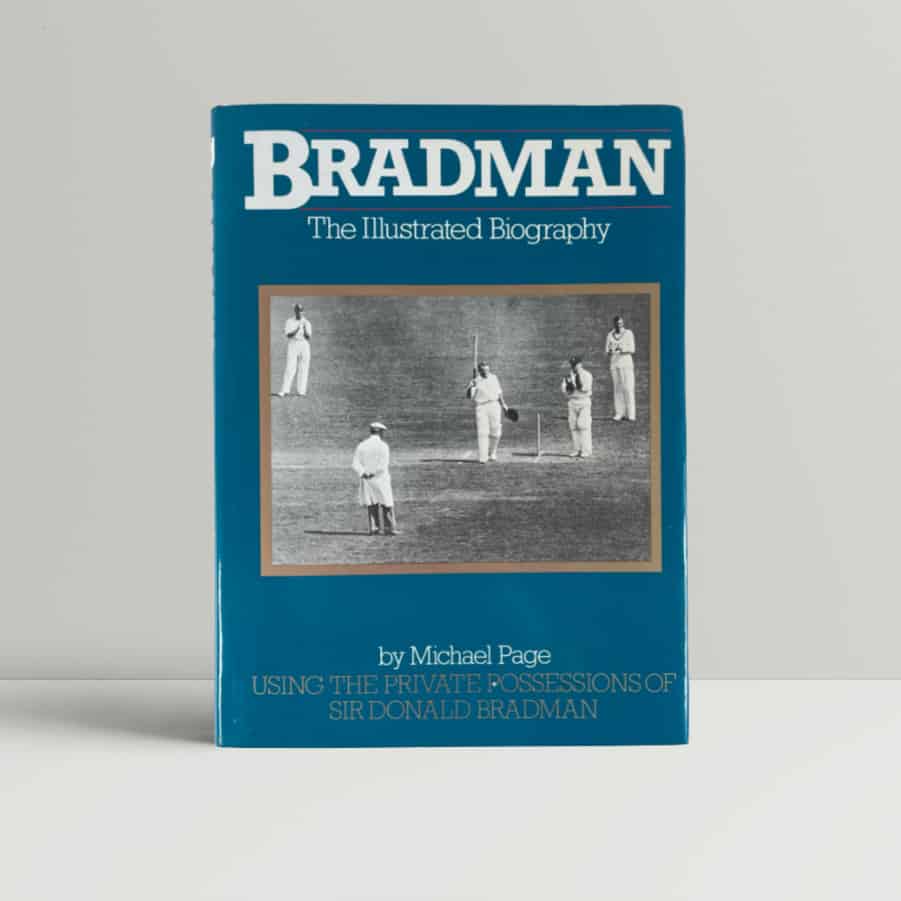 michael page bradman signed first edition1