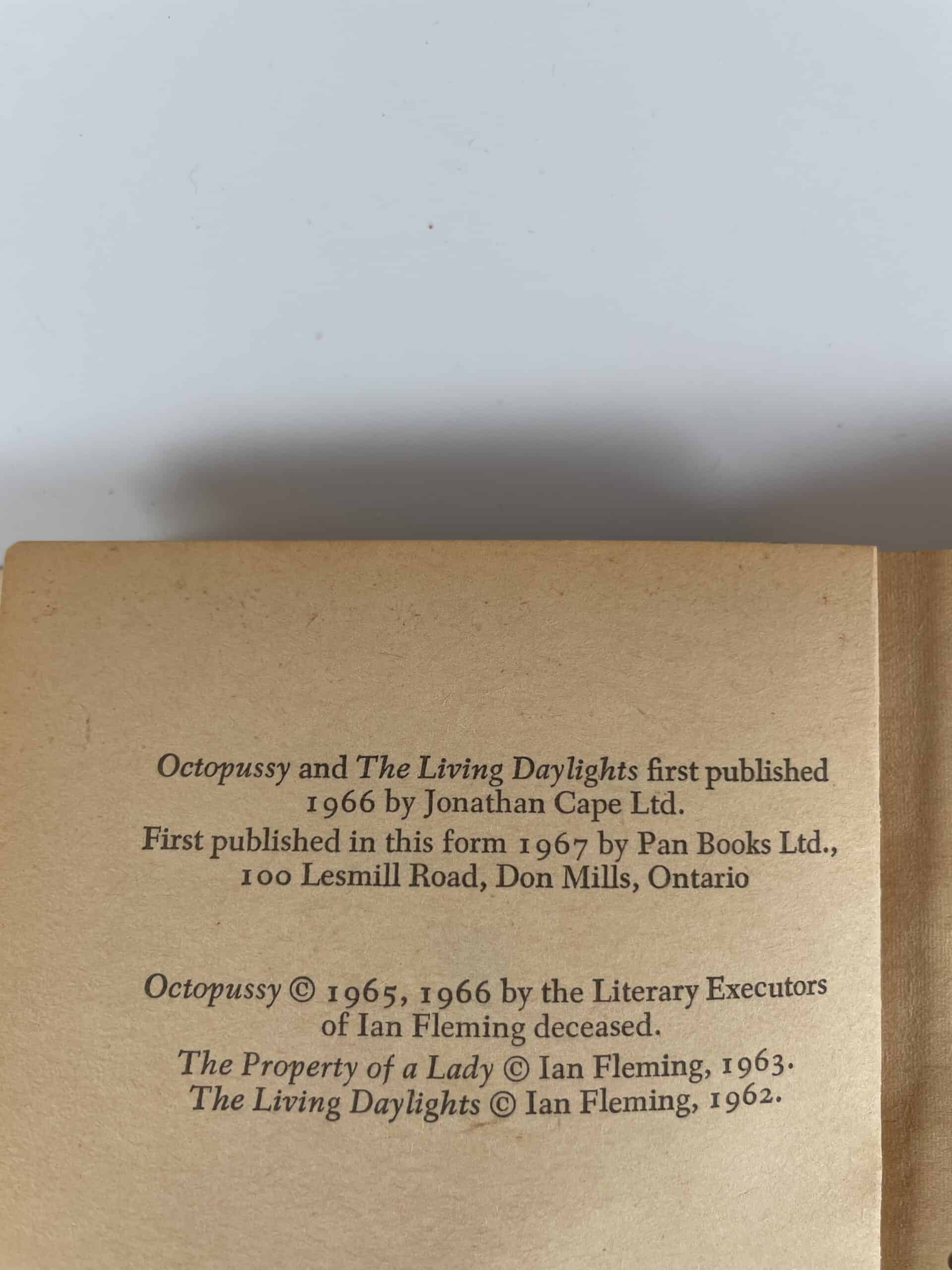 ian fleming octopussy first paperback2