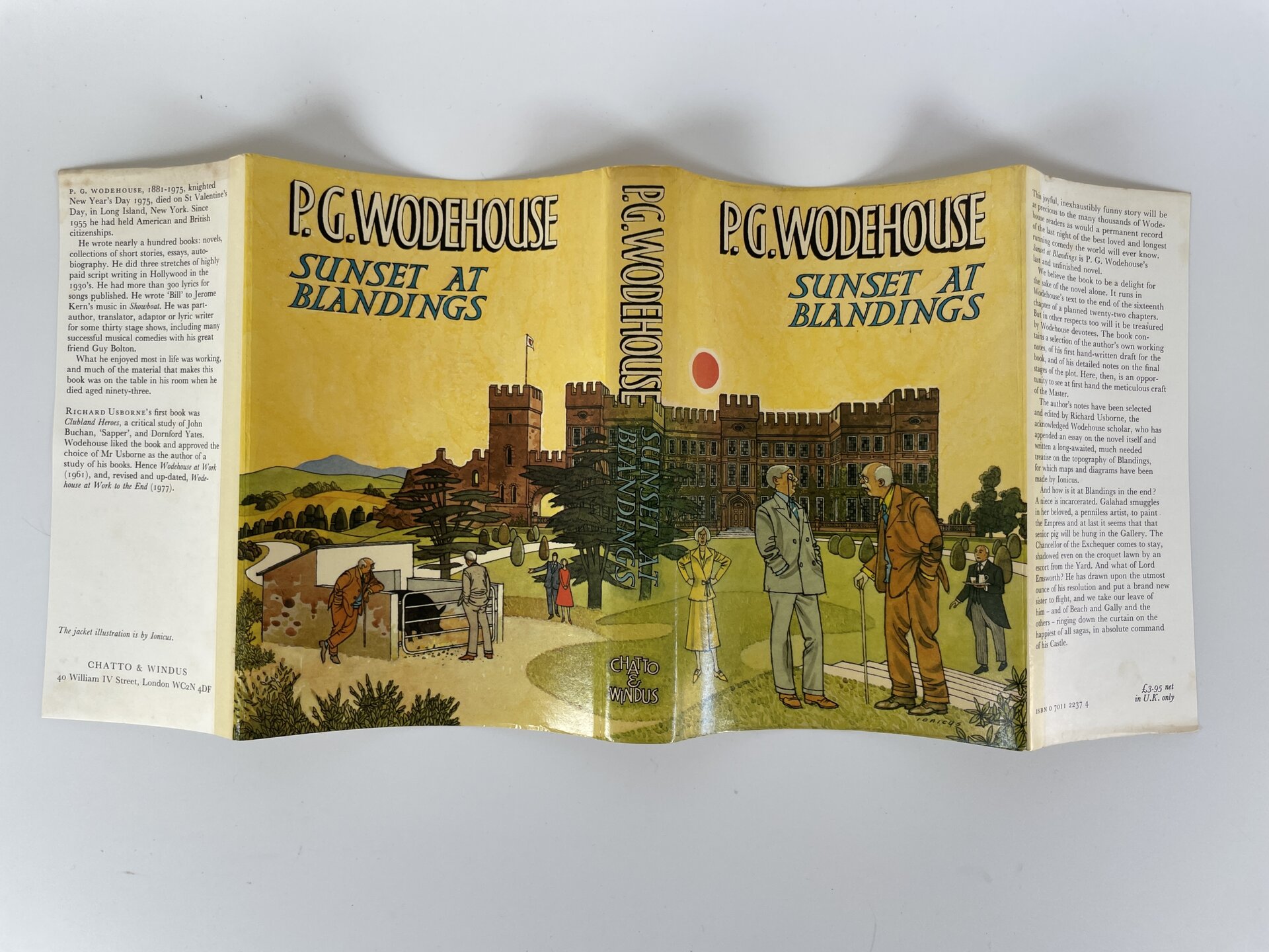 pg wodehouse sunset at blandings first ed4