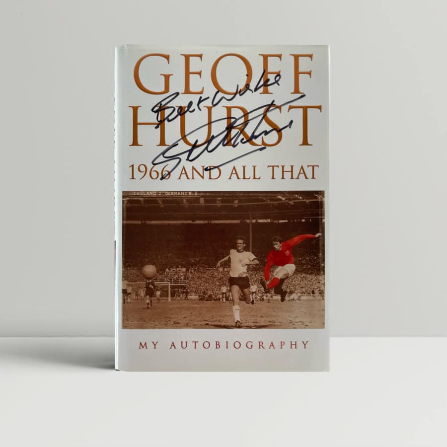 geoff hurst 1966 and all the signed wrapper1