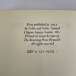 sylvia plath winter trees first edition2