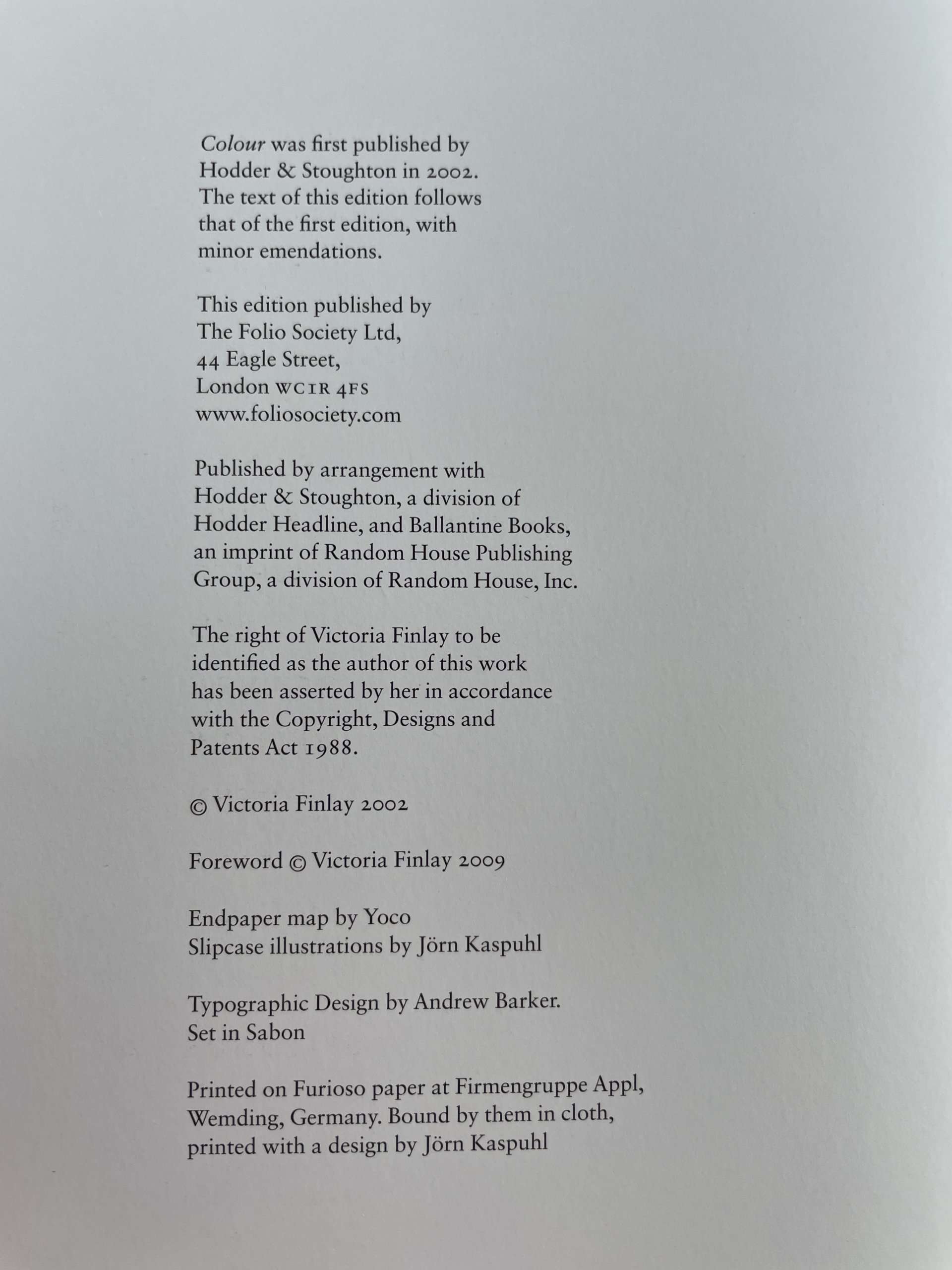 victoria finlay colour travels through the paintbox first folio 2