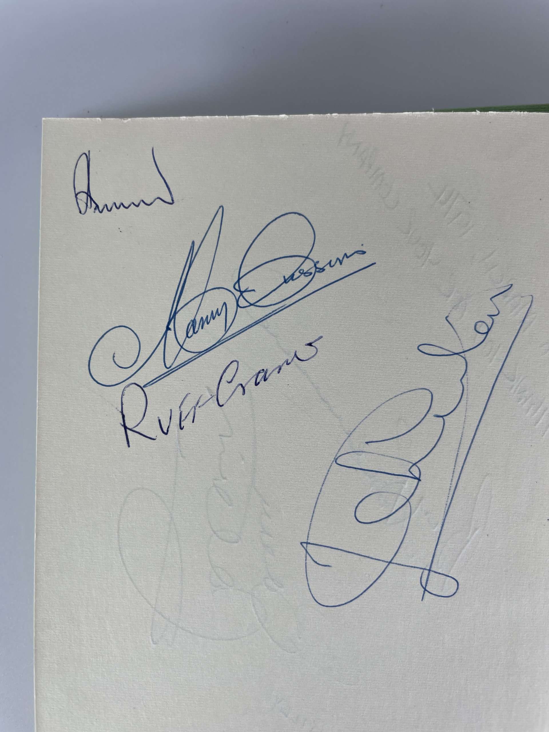 billy bremner you get nowt for being second multi signed 3