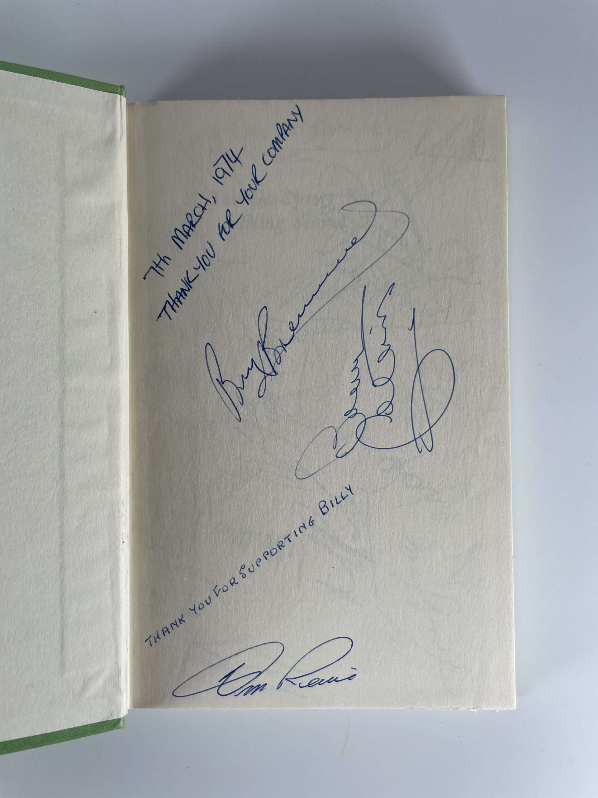 billy bremner you get nowt for being second multi signed 2