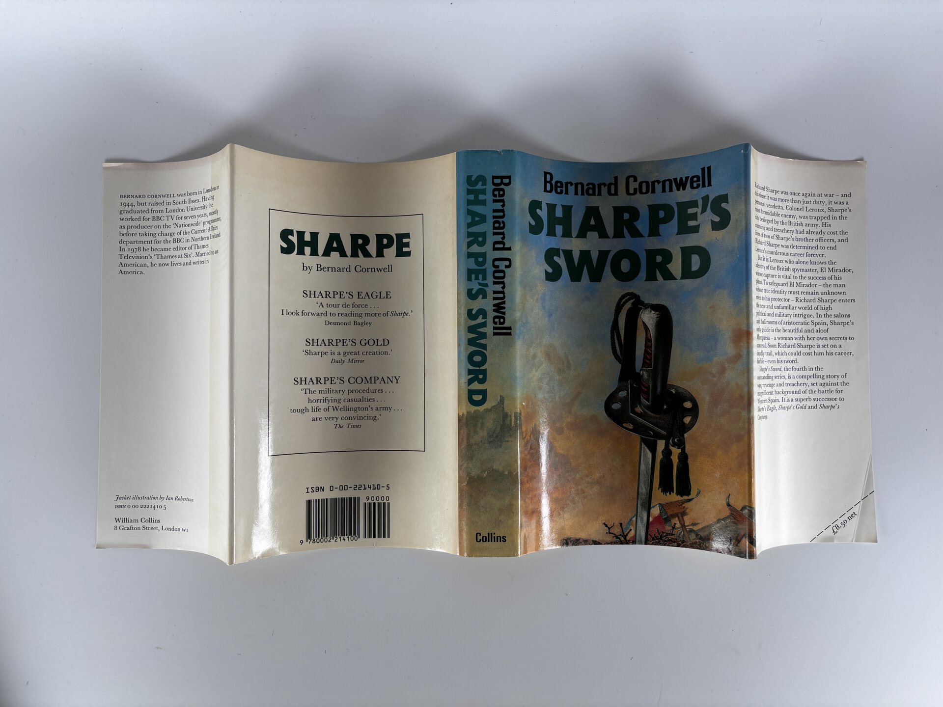 bernard cornwell sharpes sword signed slipcase first5
